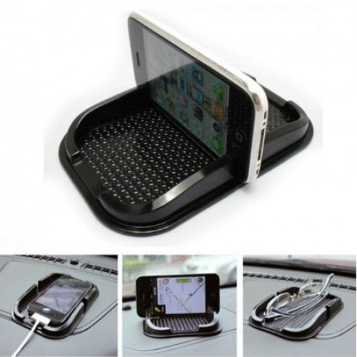 Mobile Phone GPS Holder Interior Items Accessories Black Car Dashboard Sticky Pad Mat Anti Non Slip Gadget