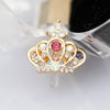 Dustproof Plug Rhinestone Small Crown